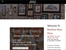 Tablet Screenshot of brooklynboyzpizza.com